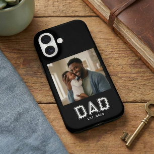 Papa hat mutig schwarzes Foto etabliert iPhone 16 Hülle