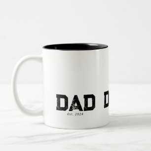 Papa hat neu Papa-Geschenk gegründet Zweifarbige Tasse