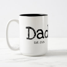 Papa hat sich etabliert Fette Schwarz Weiß