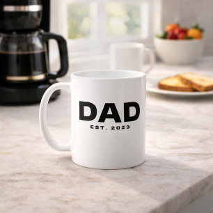 Papa hat sich etabliert Neuer Papa-Geschenk-Mug Kaffeetasse