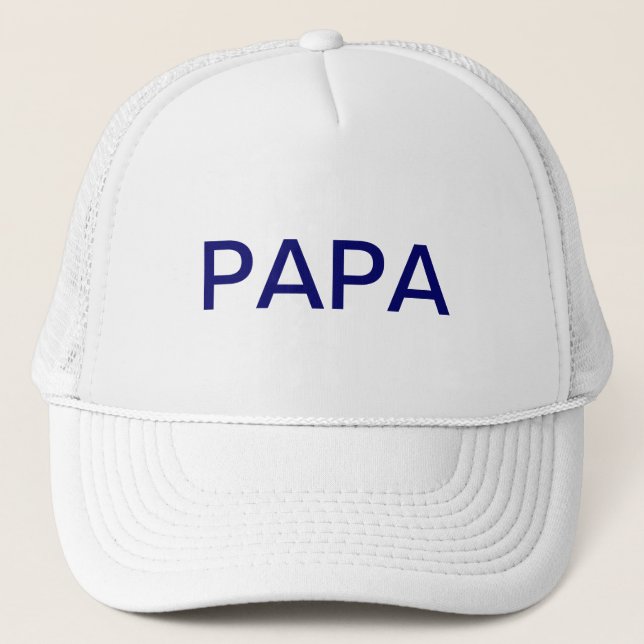 PAPA Hat Truckerkappe (Vorderseite)