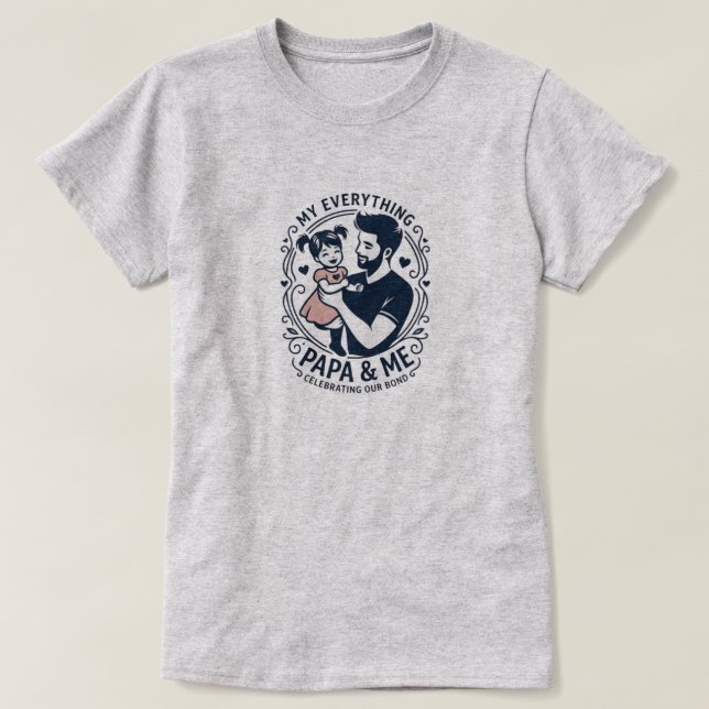 Papa & Ich Bond T-Shirt (Design vorne)