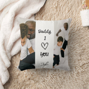 Papa, ich Liebe dich Personalisierte Fotos Kisse Kissen