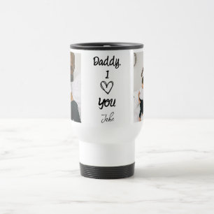 Papa, ich Liebe dich   Personalisierte Fotos reise Reisebecher