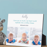 Papa ich liebe dich so sehr 3 Foto Personalisiert