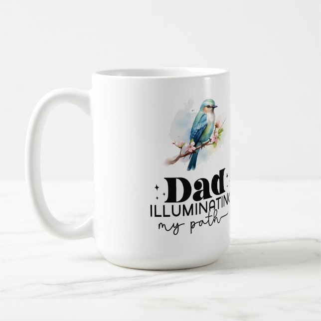 Papa illumine mon chemin Mug (Gauche)