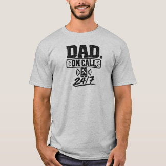 Papa im Einsatz 24/7 - T-Shirt
