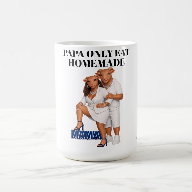 Papa isst nur selbstgemachtes kaffeetasse (Mittel)
