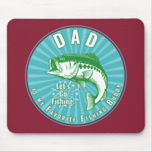 Papa ist mein Lieblings-Angelfreund Mousepad