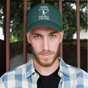 PAPA ist mein Name PICKLEBALL ist mein Glücksspiel Truckerkappe