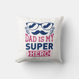 Papa ist mein Superheld Kissen