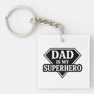 Papa ist mein Superheld Schlüsselanhänger