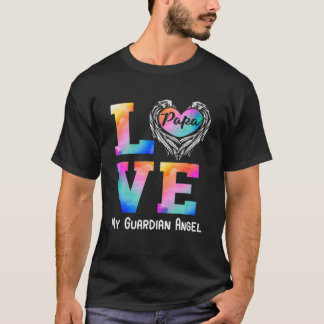 Papa ist mein Wächter Angel LIEBE Frieden für imme T-Shirt