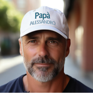 Papà Italien papa casquette brodé personnalisé
