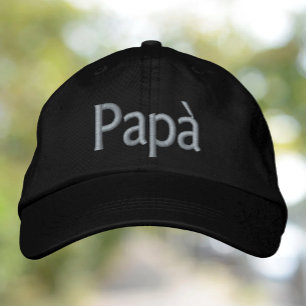 Papà Italien père brodé casquette