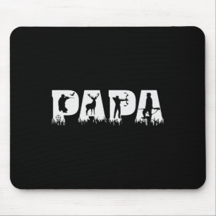 Papa Jagd Jäger Vatertag Mousepad