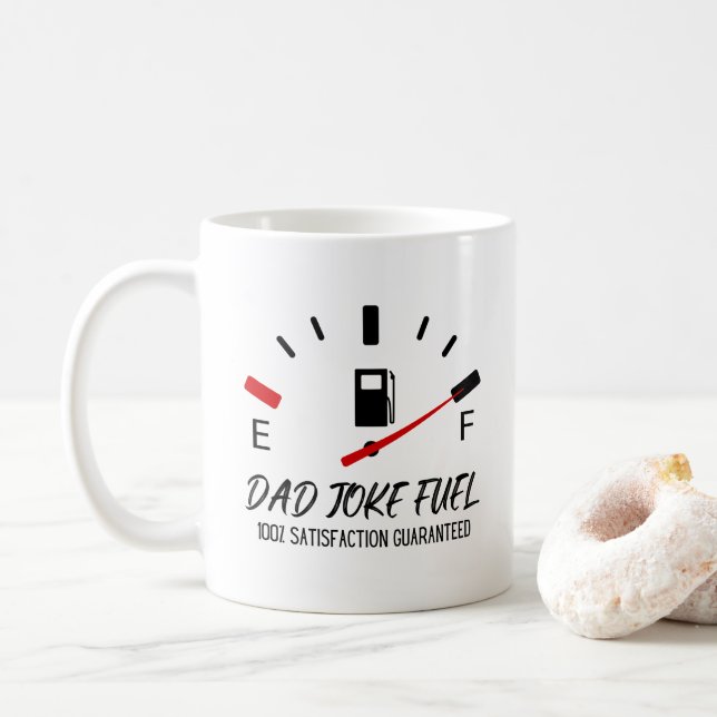 Papa Joke Fuel Drôle Fête des pères Café Mug (Avec donut)