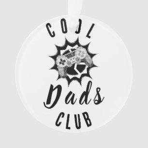 Papa Joueur Rétro Ornement Club des Papas Cool