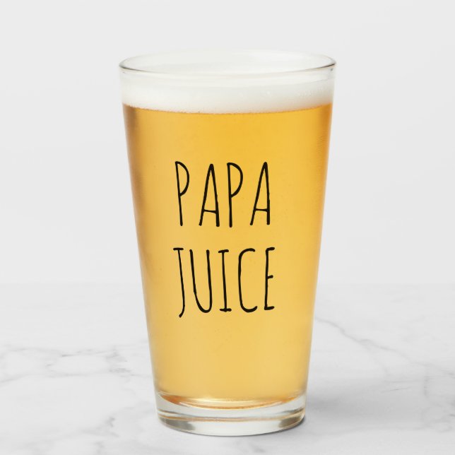 Papa Juice | Verre (Devant (rempli))