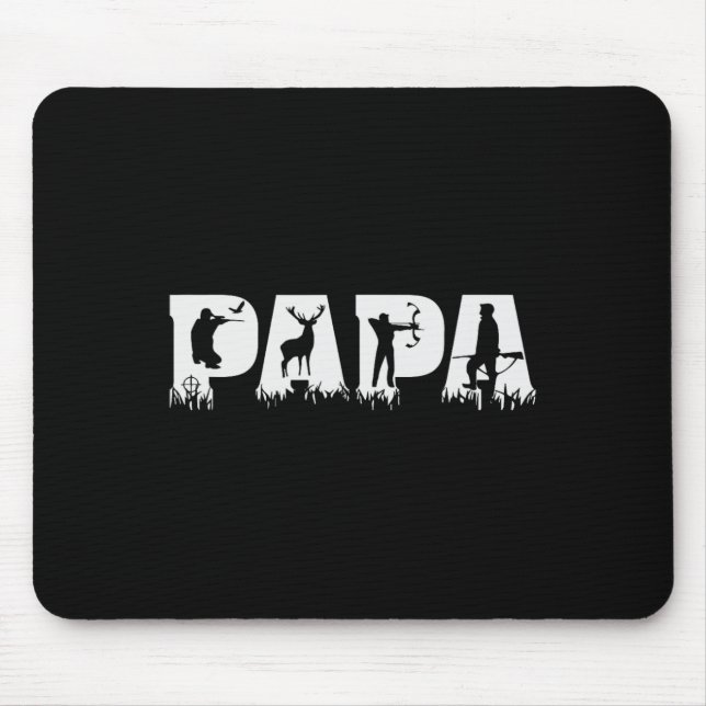 Papa Junting Hunter Vatertag Mousepad (Vorne)