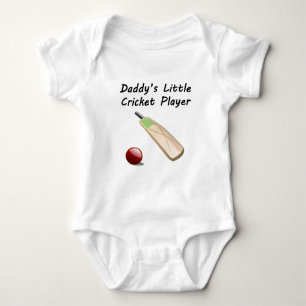 Papa-Kleiner Cricket-Spieler Baby Strampler