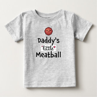 Papa-kleiner Fleischball Baby T-shirt