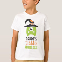 Papa Kleiner Monster Weiß