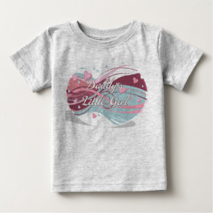 Papa, kleines Mädchen 004 Baby T-shirt