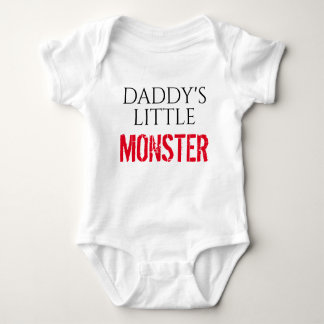 Papa-kleines Monster Baby Strampler