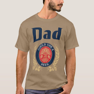 Papa könnte ein Bier gebrauchen Retro T-Shirt