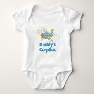 Papa-Kopilot-Junge Baby Strampler