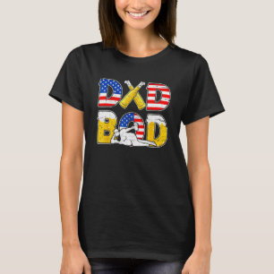 Papa Körper Trink Liebe Fitnessstudio Lustig USA-F T-Shirt
