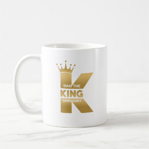 Papa La Kung Gold Creative Typographie Café Mug