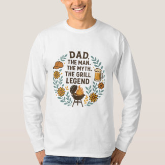 Papa la légende du grill – T-shirt drôle pour cade