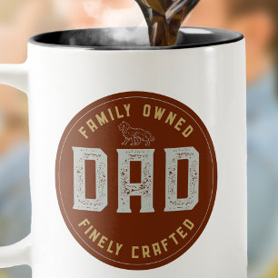 Papa : La Mug Finement Artisanée De La Famille
