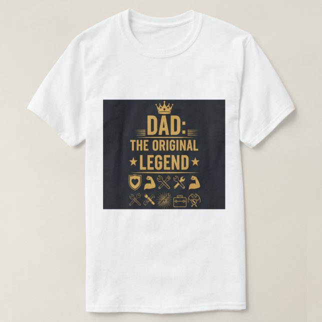 Papa, la T-shirt Legand (Design devant)