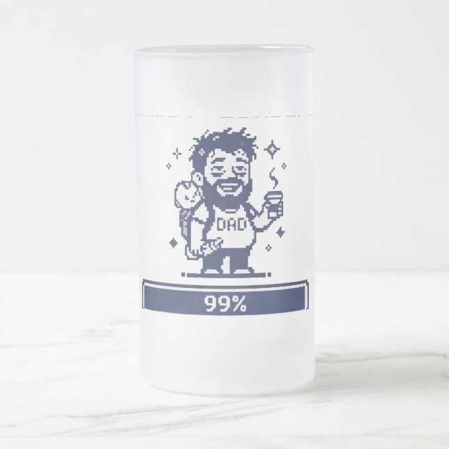 Papa lädt 99% mattglas bierglas (Mittel)