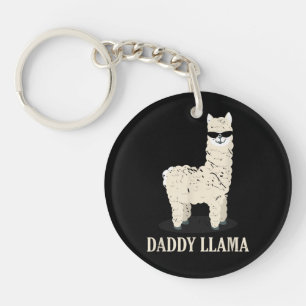 Papa Lama Alpaka Lustiger Tierliebhaber Schlüsselanhänger