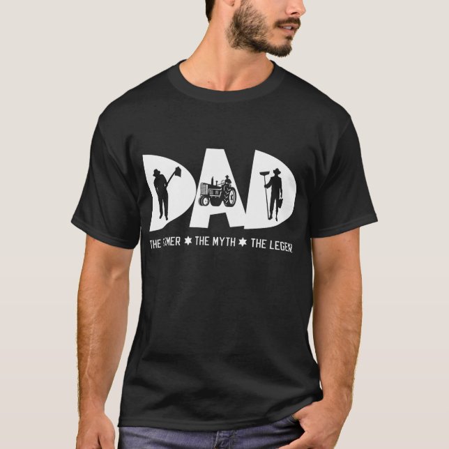 Papa le T-shirt de cadeau de fête des pères de (Devant)