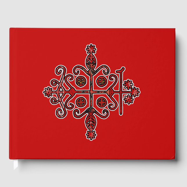 Papa Legba Elegua Veve Sigil Gästebuch (Vorderseite)