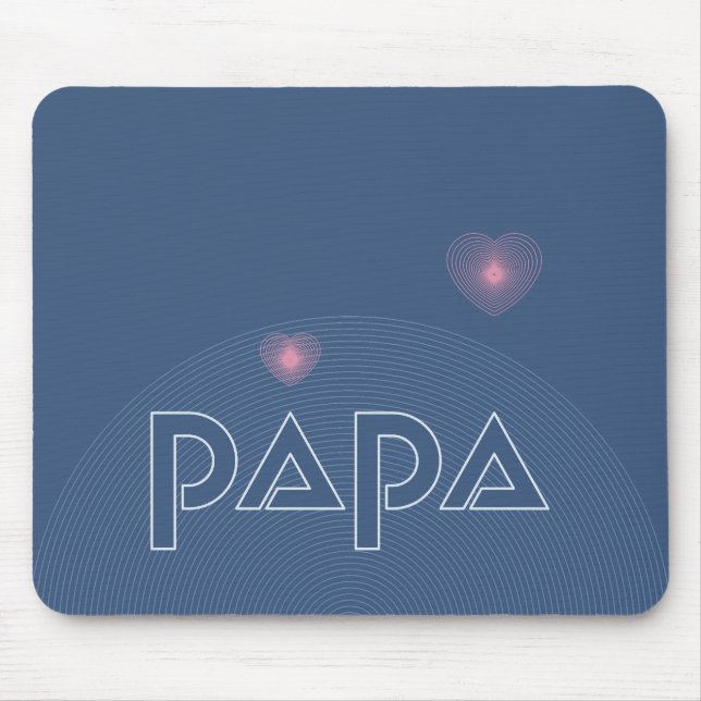 Papa, Leuchtpult Mousepad (Vorne)