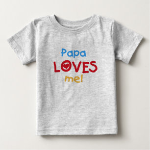 Papa Lieben ich Baby T-shirt