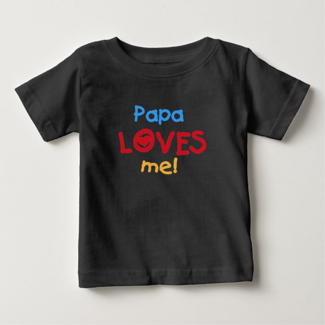 Papa Lieben T - Shirt und Geschenke (Vorderseite)