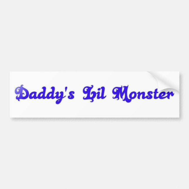 Papa-Limonster Autoaufkleber (Vorne)