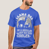 Papa Llama comme un papa normal drôle T-shirt pour