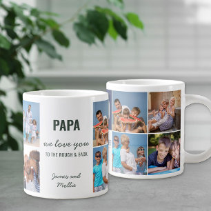 Papa Love You bis zur Rauheit und zurück 8 Foto Jumbo-Tasse