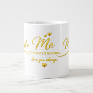 Papa Mama Ich – Meine größten Segnungen Tasse