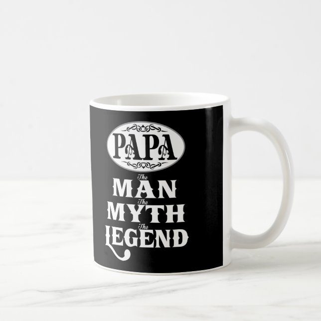 PAPA Mann-Mythos-Legende Tasse (Rechts)