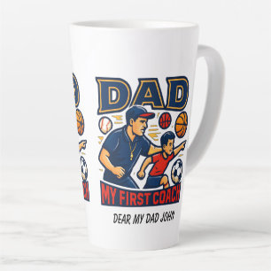 Papa mein erster Trainer Sport Vater-Tag  Milchtasse