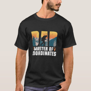 Papa - Meister der Koordinaten - Geocaching Geocac T-Shirt